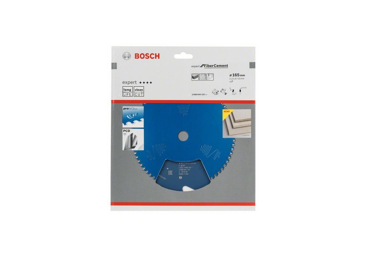 Lame de scie circulaire Expert for Fiber Cement 165 x 20 x 2,2 mm, 4 - 2608644122 - Bosch