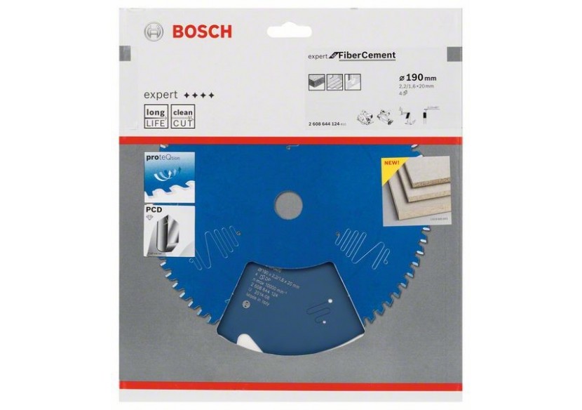 Lame de scie circulaire Expert for Fiber Cement 190 x 20 x 2,2 mm, 4 - 2608644124 - Bosch