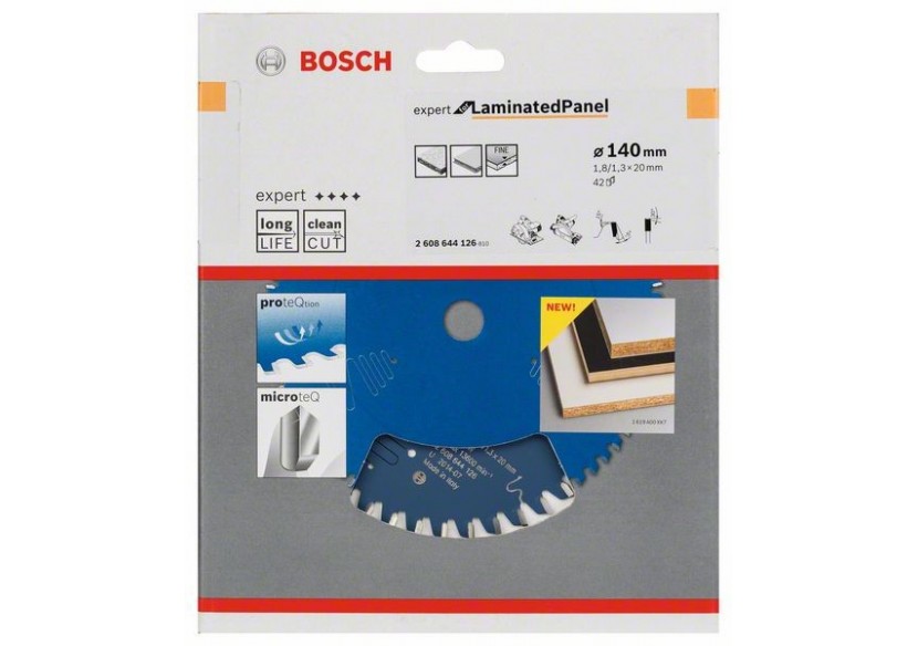 Lame de scie circulaire Expert for Laminated Panel 140 x 20 x 1,8 mm, 42 - 2608644126 - Bosch