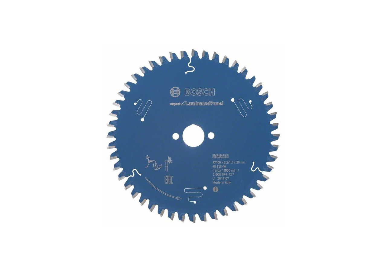 Lame de scie circulaire Expert for Laminated Panel 160 x 20 x 2,2 mm, 48 - 2608644127 - Bosch