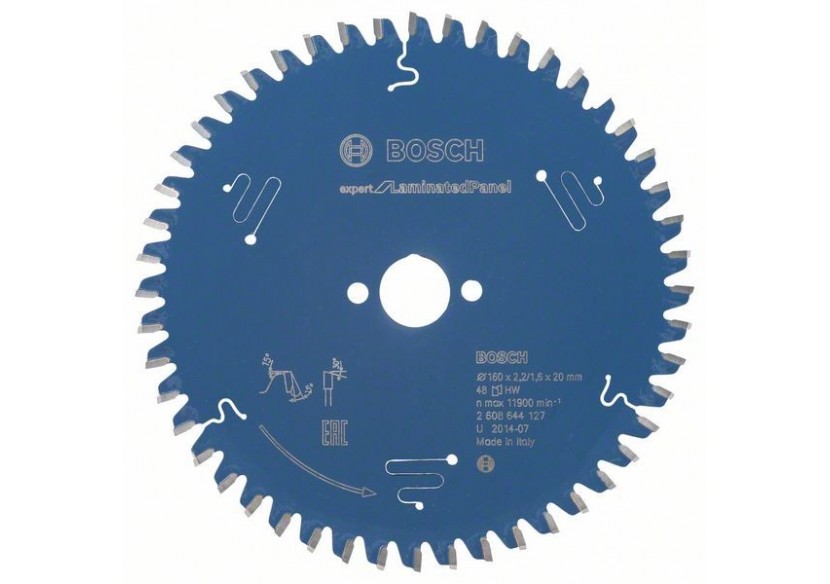 Lame de scie circulaire Expert for Laminated Panel 160 x 20 x 2,2 mm, 48 - 2608644127 - Bosch