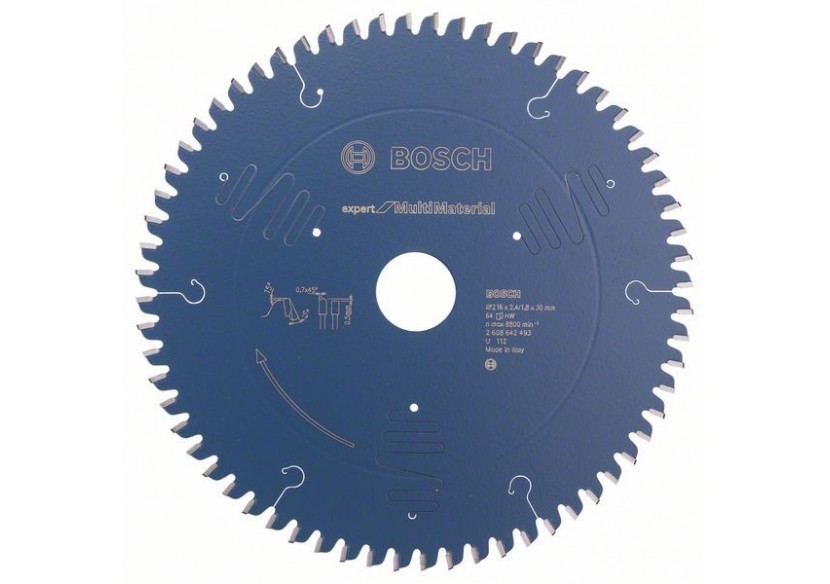Lame de scie circulaire Expert for Multi Material 216 x 30 x 2,4 mm, 64 - 2608642493 - Bosch