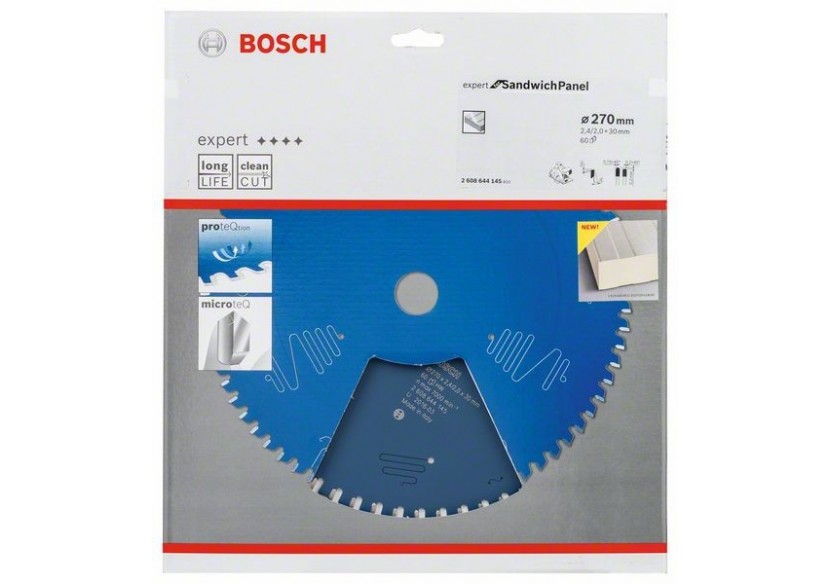 Lame de scie circulaire Expert for Sandwich Panel 270 x 30 x 2,4 mm, 60 - 2608644145 - Bosch