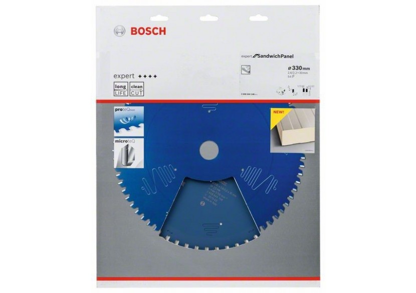 Lame de scie circulaire Expert for Sandwich Panel 330 x 30 x 2,6 mm, 54 - 2608644146 - Bosch