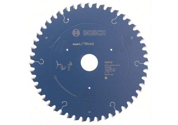 Lame de scie circulaire Expert for Wood 210 x 30 x 2,4 mm, 48 - 2608642496 - Bosch