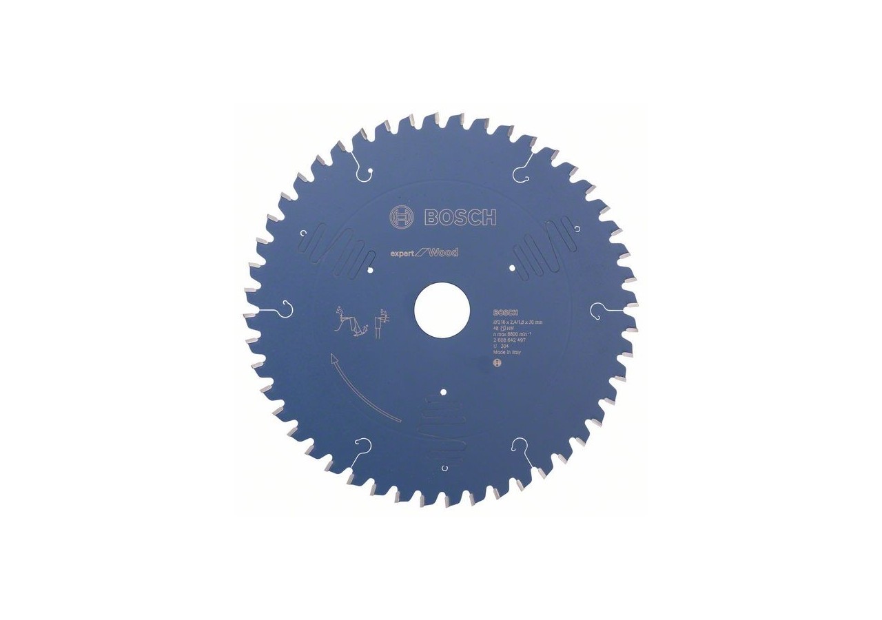 Lame de scie circulaire Expert for Wood 216 x 30 x 2,4 mm, 48 - 2608642497 - Bosch