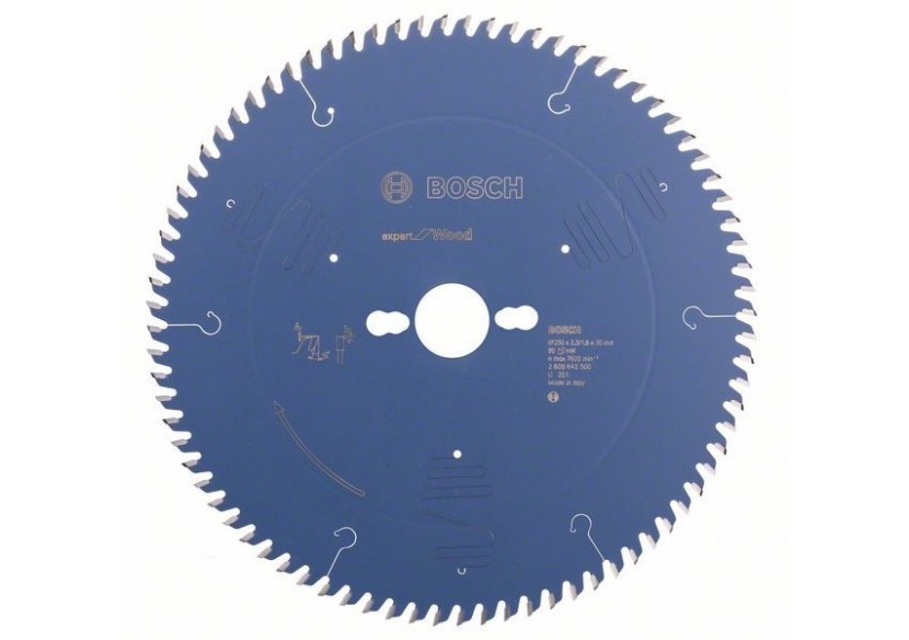Lame de scie circulaire Expert for Wood 250 x 30 x 2,5 mm, 80 - 2608642500 - Bosch Lame de scie circulaire Expert for Wood 250 x 30 x 2,5 mm, 80 - 2608642500 - Bosch
