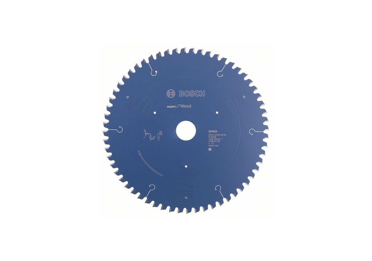 Lame de scie circulaire Expert for Wood 254 x 30 x 2,4 mm, 60 - 2608642530 - Bosch