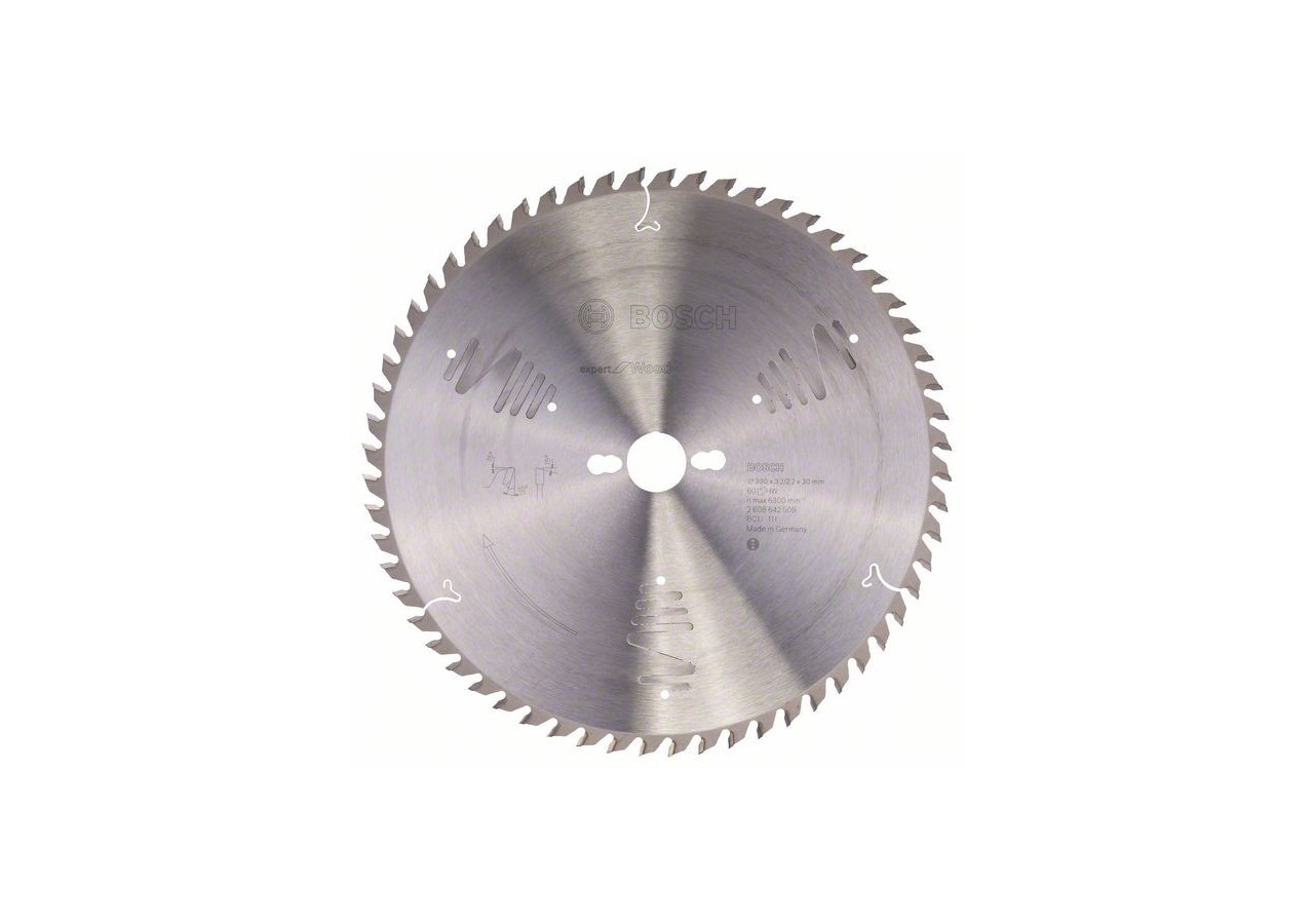 Lame de scie circulaire Expert for Wood 300 x 30 x 3,2 mm, 60 - 2608642509 - Bosch