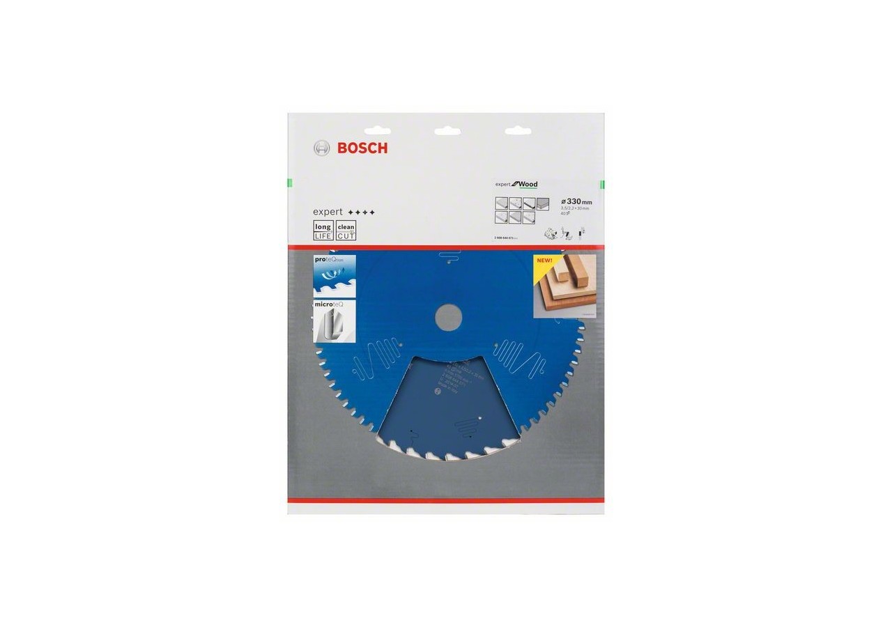 Lame de scie circulaire Expert for Wood 330 x 30 x 3,5 mm, 40 - 2608644071 - Bosch