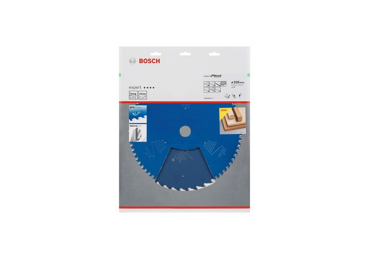 Lame de scie circulaire Expert for Wood 335 x 30 x 3,0 mm, 40 - 2608644072 - Bosch