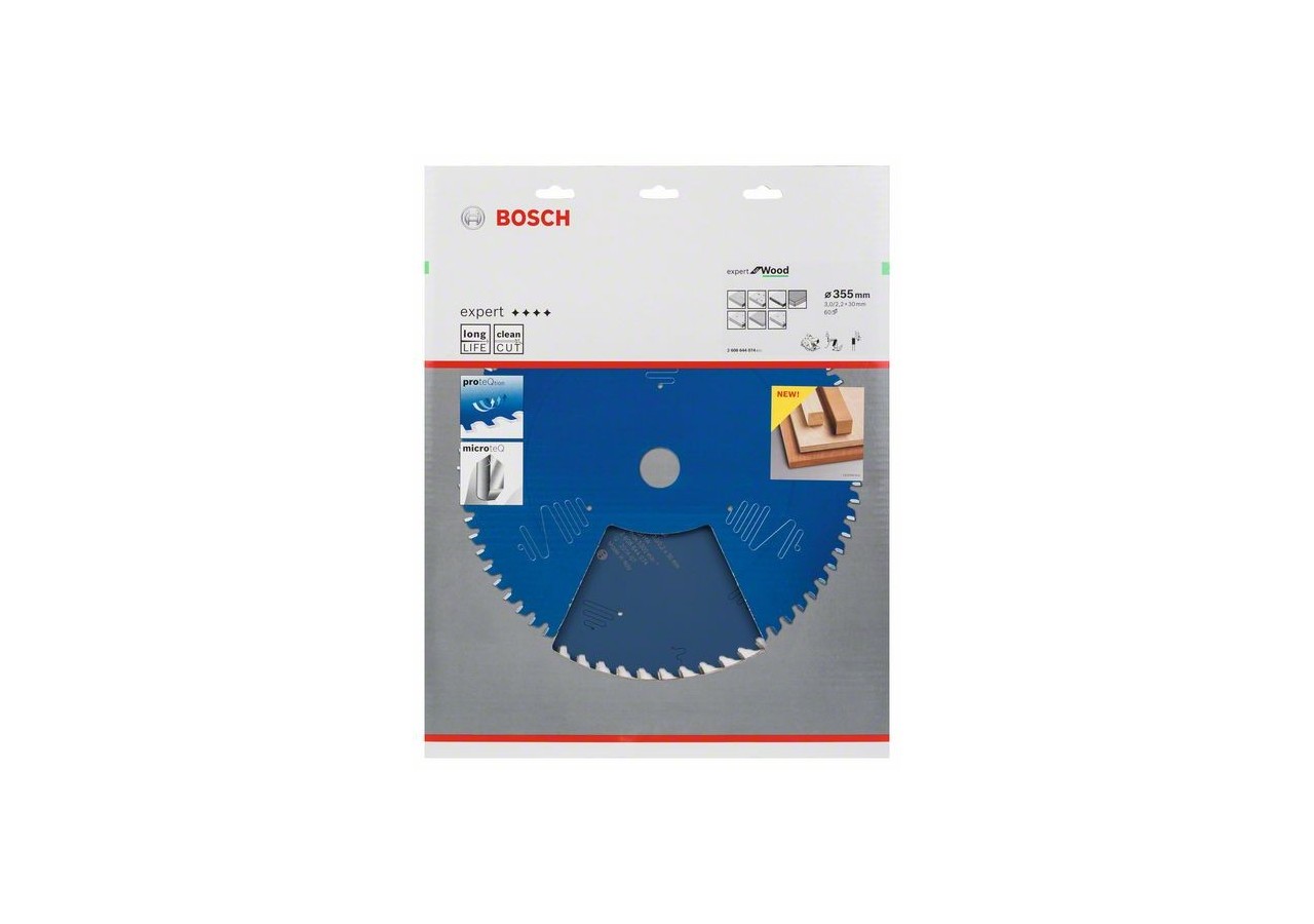 Lame de scie circulaire Expert for Wood 355 x 30 x 3,0 mm, 60 - 2608644074 - Bosch