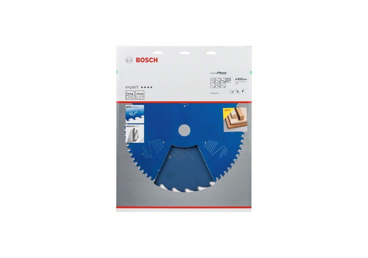 Lame de scie circulaire Expert for Wood 410 x 30 x 4,2 mm, 28 - 2608644076 - Bosch