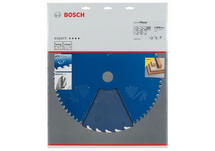 Lame de scie circulaire Expert for Wood 450 x 30 x 4,5 mm, 34 - 2608644078 - Bosch
