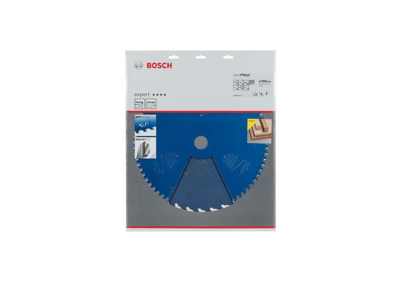 Lame de scie circulaire Expert for Wood 450 x 30 x 4,5 mm, 34 - 2608644078 - Bosch