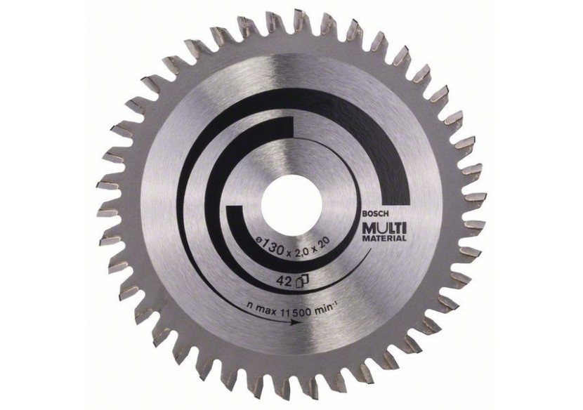 Lame de scie circulaire Multi Material 130 x 20/16 x 2,0 mm 42 - 2608641195 - Bosch Lame de scie circulaire Multi Material 130 x 20/16 x 2,0 mm 42 - 2608641195 - Bosch