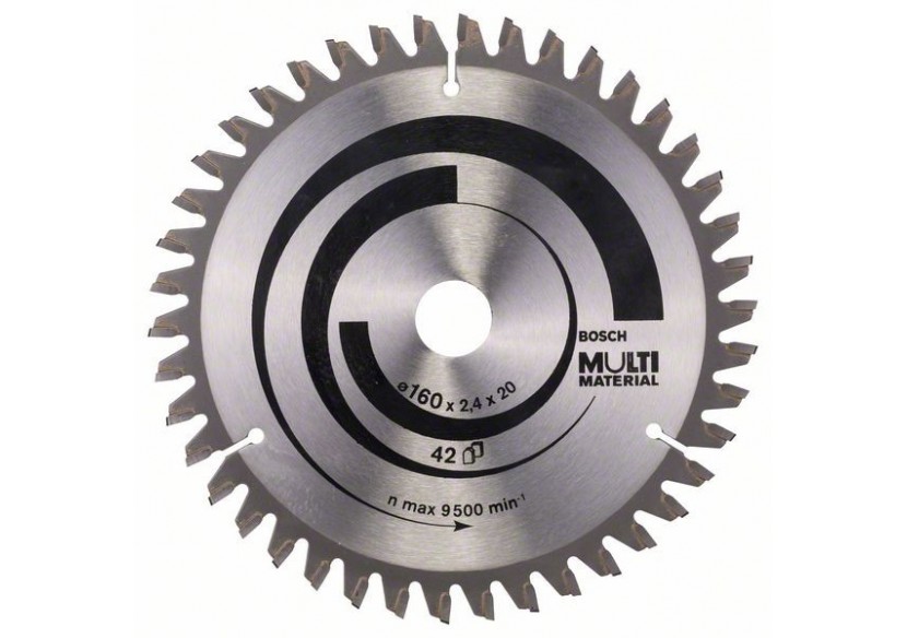 Lame de scie circulaire Multi Material 160 x 20/16 x 2,4 mm 42 - 2608640503 - Bosch Lame de scie circulaire Multi Material 160 x 20/16 x 2,4 mm 42 - 2608640503 - Bosch