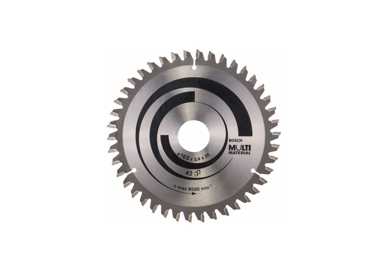 Lame de scie circulaire Multi Material 165 x 30 x 2,4 mm 42 - 2608640519 - Bosch