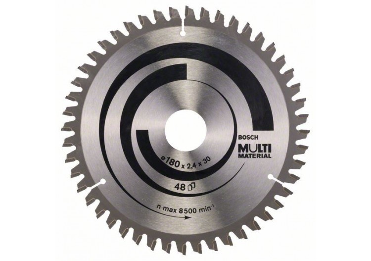 Lame de scie circulaire Multi Material 180 x 30/20 x 2,4 mm 48 - 2608640507 - Bosch
