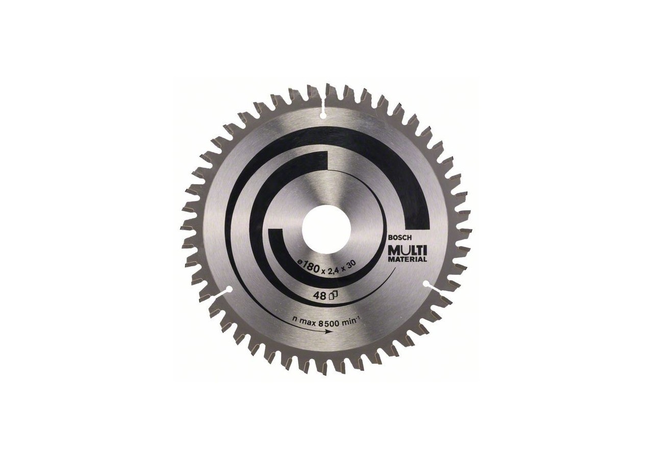 Lame de scie circulaire Multi Material 180 x 30/20 x 2,4 mm 48 - 2608640507 - Bosch