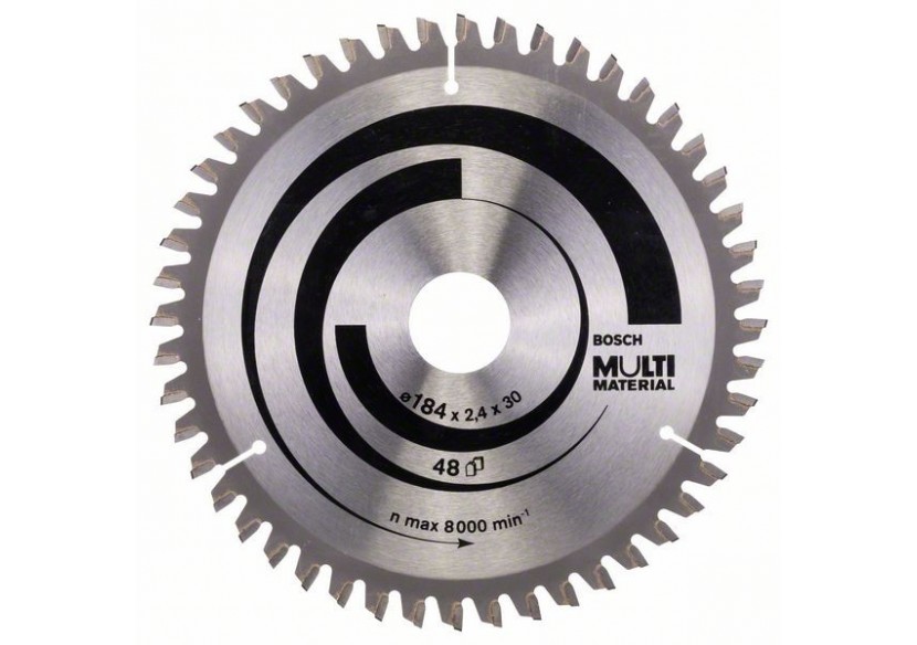 Lame de scie circulaire Multi Material 184 x 30 x 2,4 mm 48 - 2608640506 - Bosch Lame de scie circulaire Multi Material 184 x 30 x 2,4 mm 48 - 2608640506 - Bosch