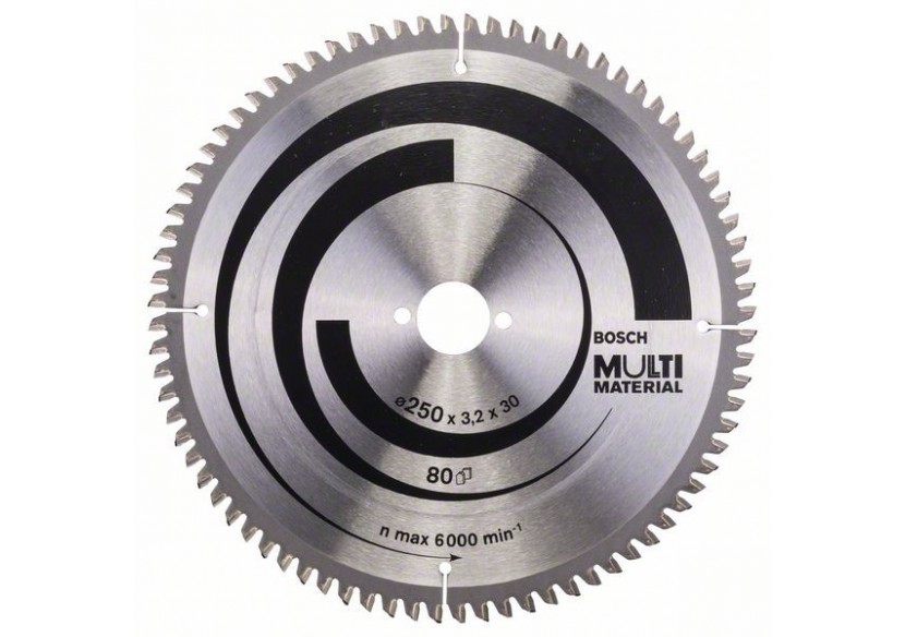 Lame de scie circulaire Multi Material 250 x 30 x 3,2 mm 80 - 2608640516 - Bosch Lame de scie circulaire Multi Material 250 x 30 x 3,2 mm 80 - 2608640516 - Bosch