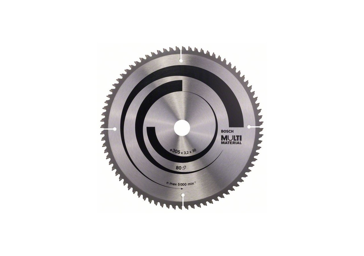 Lame de scie circulaire Multi Material 305 x 30 x 3,2 mm 80 - 2608640452 - Bosch