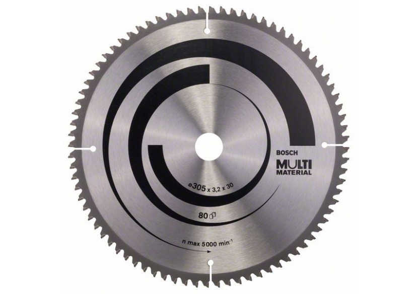 Lame de scie circulaire Multi Material 305 x 30 x 3,2 mm 80 - 2608640452 - Bosch Lame de scie circulaire Multi Material 305 x 30 x 3,2 mm 80 - 2608640452 - Bosch