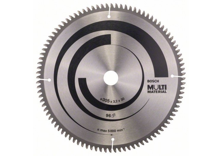 Lame de scie circulaire Multi Material 305 x 30 x 3,2 mm 96 - 2608640453 - Bosch