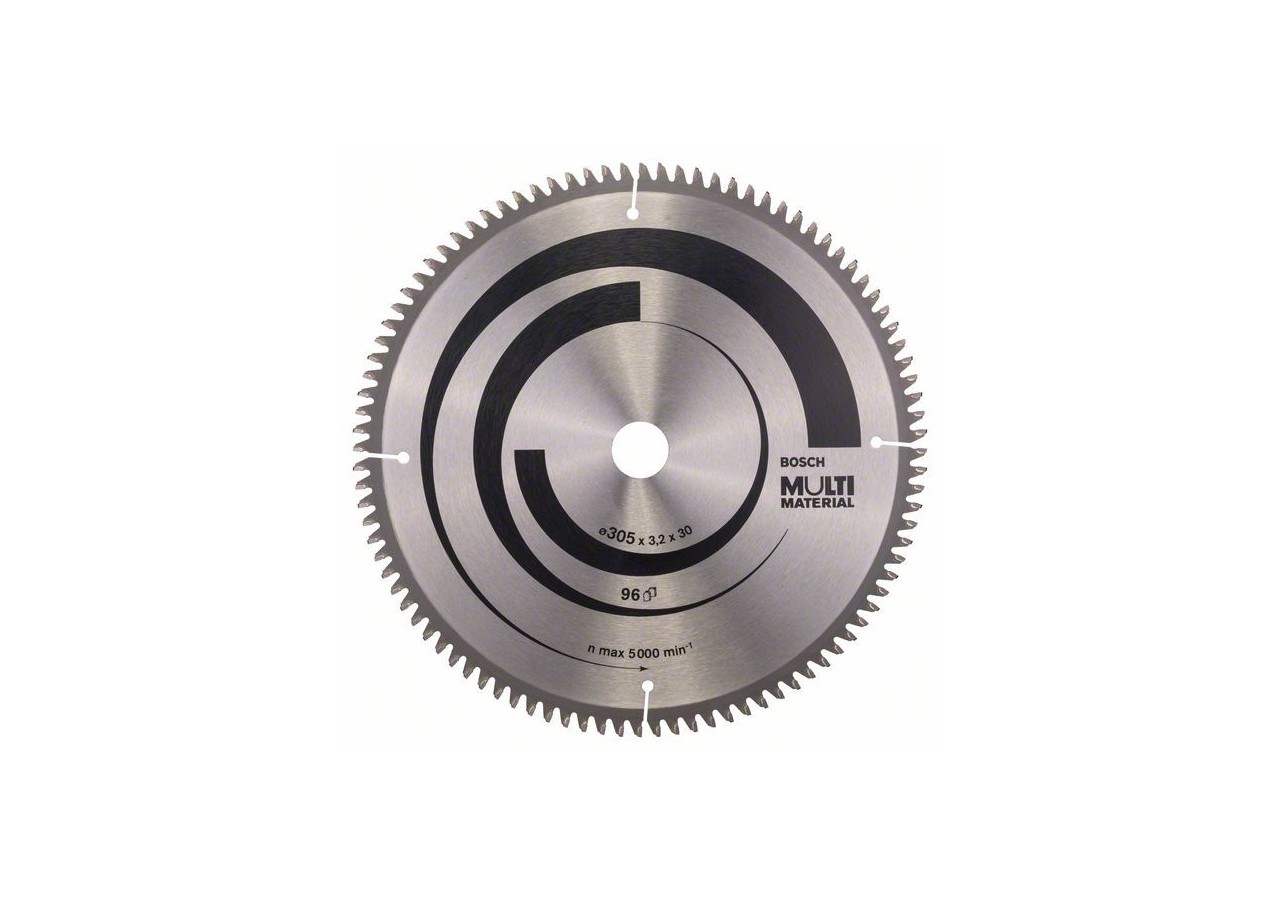 Lame de scie circulaire Multi Material 305 x 30 x 3,2 mm 96 - 2608640453 - Bosch