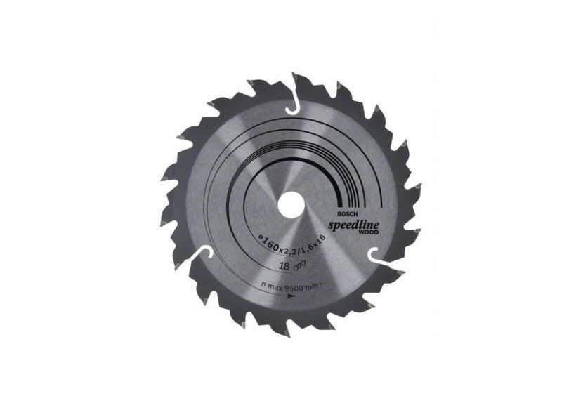 Lame de scie circulaire Speedline Wood 160 x 16 x 2,4 mm, 18 - 2608640785 - Bosch Lame de scie circulaire Speedline Wood 160 x 16 x 2,4 mm, 18 - 2608640785 - Bosch