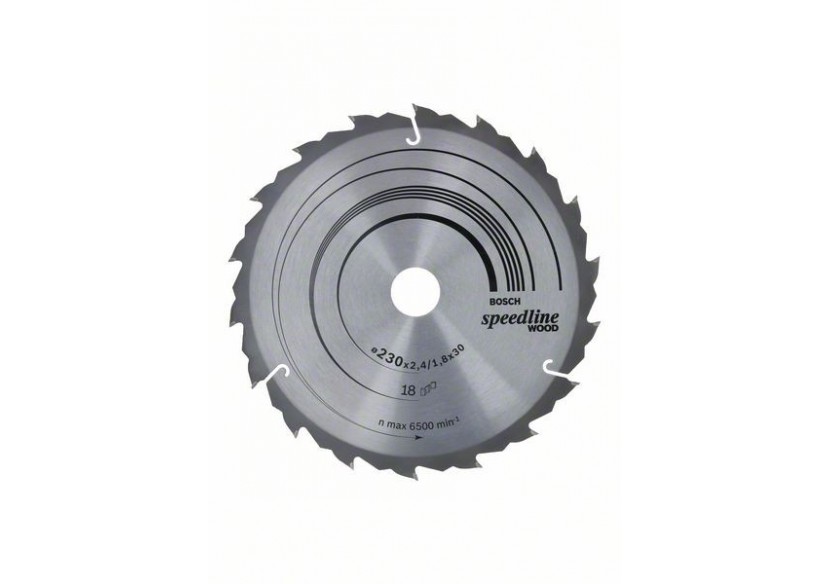 Lame de scie circulaire Speedline Wood 230 x 30 x 2,6 mm, 18 - 2608640804 - Bosch Lame de scie circulaire Speedline Wood 230 x 30 x 2,6 mm, 18 - 2608640804 - Bosch