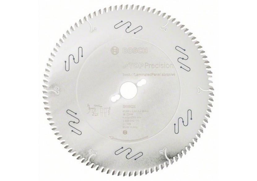 Lame scie circulaire Best Panneaux Laminés Abrasifs 300x30x3,2mm  96D - 2608642110 - Bosch Lame scie circulaire Best Panneaux Laminés Abrasifs 300x30x3,2mm  96D - 2608642110 - Bosch