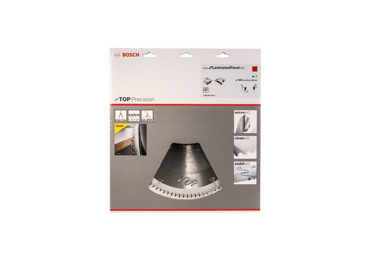Lame de scie circulaire Top Precision Best for Laminated Panel Fine 300 x 30 x 3,2 mm, 96 - 2608642105 - Bosch
