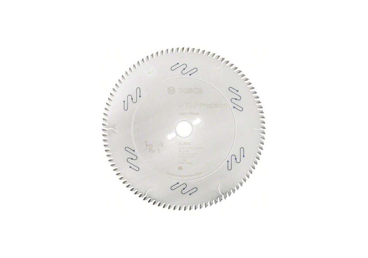 Lame de scie circulaire Top Precision Best for Wood 300 x 30 x 3,2 mm, 96 - 2608642117 - Bosch