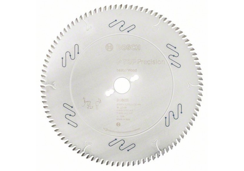 Lame de scie circulaire Top Precision Best for Wood 300 x 30 x 3,2 mm, 96 - 2608642117 - Bosch Lame de scie circulaire Top Precision Best for Wood 300 x 30 x 3,2 mm, 96 - 2608642117 - Bosch