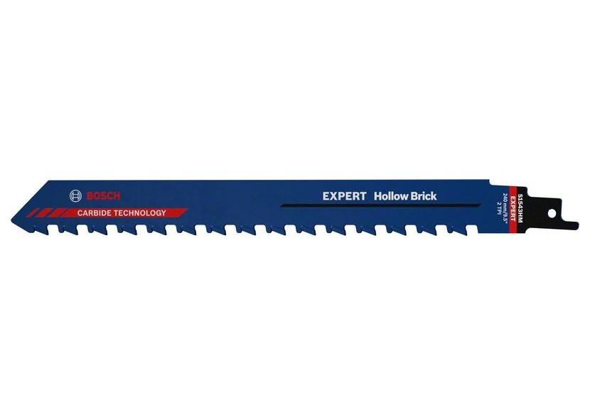 Lame de scie sabre Expert 'Hollow Brick' S 1543 HM 10 pces - 2608900416 - Bosch Lame de scie sabre Expert 'Hollow Brick' S 1543 HM 10 pces - 2608900416 - Bosch