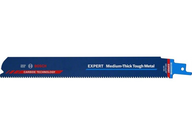 Lame de scie sabre Expert 'Medium-Thick Tough Metal' S 1155 HHM 10 pces - 2608900376 - Bosch