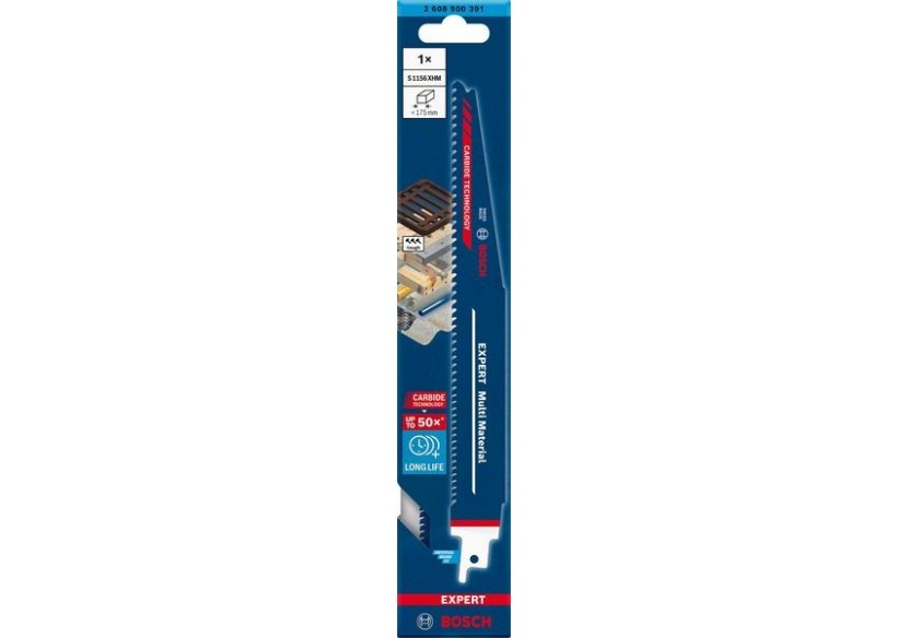 Lame de scie sabre Expert 'Multi Material' S 1156 XHM 1 pce - 2608900391 - Bosch Lame de scie sabre Expert 'Multi Material' S 1156 XHM 1 pce - 2608900391 - Bosch