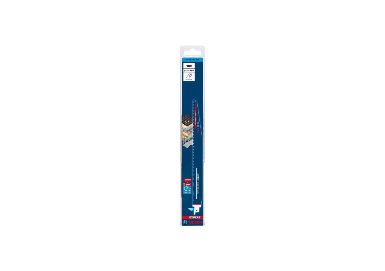 Lame de scie sabre Expert 'Multi Material' S 1256 XHM 10 pces - 2608900395 - Bosch