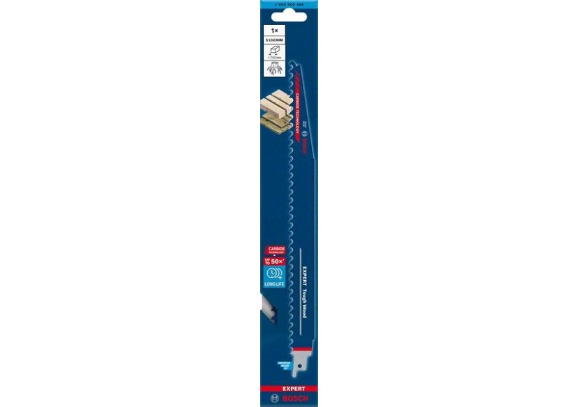 Lame de scie sabre Expert 'Tough Wood' S 1242 KHM 1 pce - 2608900406 - Bosch Lame de scie sabre Expert 'Tough Wood' S 1242 KHM 1 pce - 2608900406 - Bosch