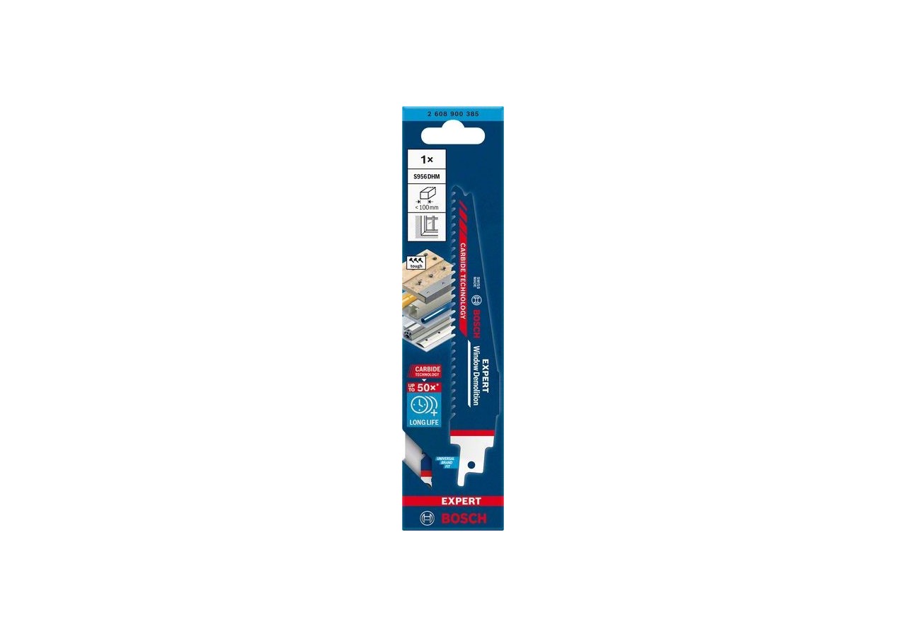 Lame de scie sabre Expert 'Window Demolition' S 956 DHM, 1 pce - 2608900385 - Bosch