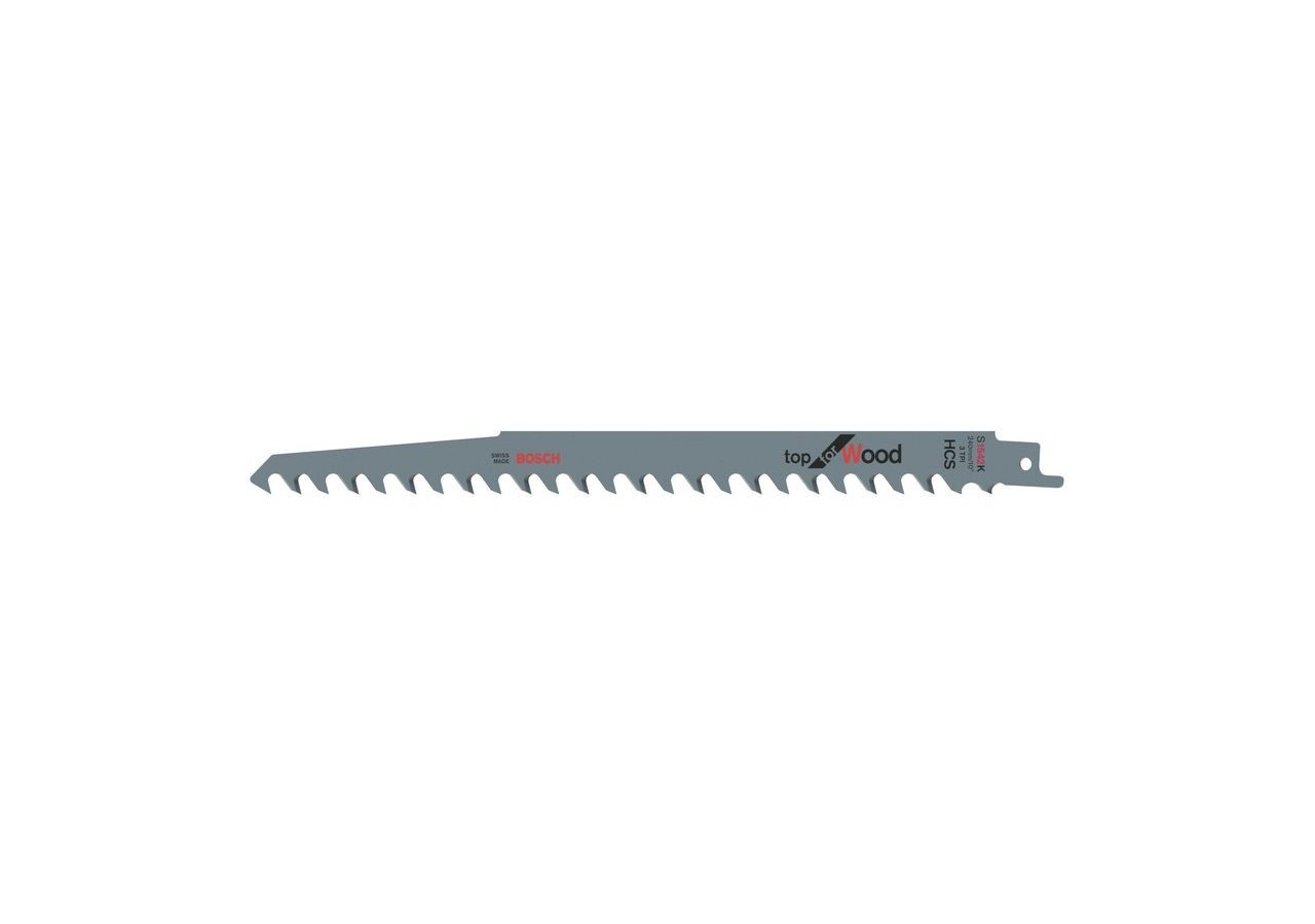 2 Lames scie sabre HCS Bois 240mm S1542K - 2608650681 - Bosch