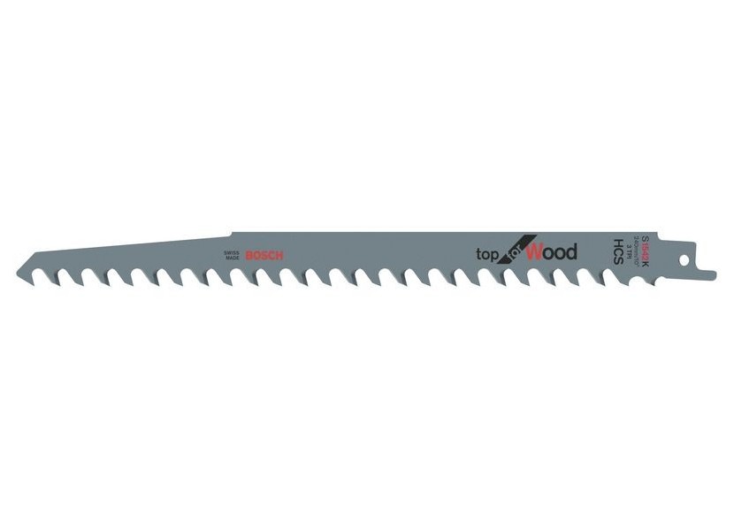 5 Lames scie sabre HCS Bois 240mm S1542K - 2608650682 - Bosch 5 Lames scie sabre HCS Bois 240mm S1542K - 2608650682 - Bosch