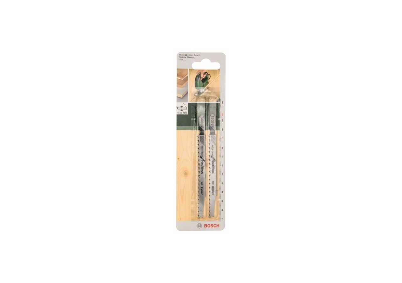 Lame de scie sauteuse BIM, T 308 BF Extra-clean for Hard Wood - 2609256A07 - Bosch