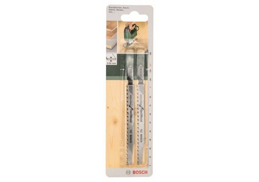 Lame de scie sauteuse BIM, T 308 BF Extra-clean for Hard Wood - 2609256A07 - Bosch Lame de scie sauteuse BIM, T 308 BF Extra-clean for Hard Wood - 2609256A07 - Bosch