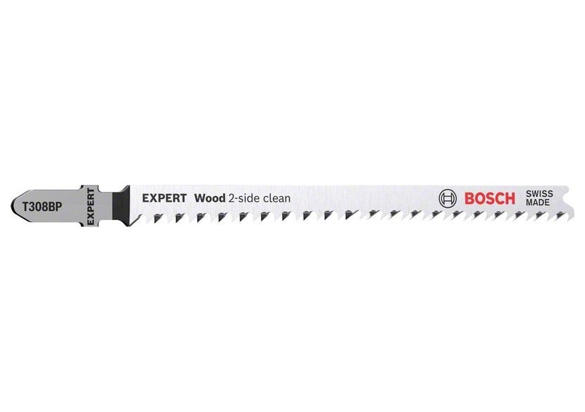 Lame de scie sauteuse Expert 'Wood 2-side clean' T 308 BP, 5 pces - 2608900558 - Bosch Lame de scie sauteuse Expert 'Wood 2-side clean' T 308 BP, 5 pces - 2608900558 - Bosch