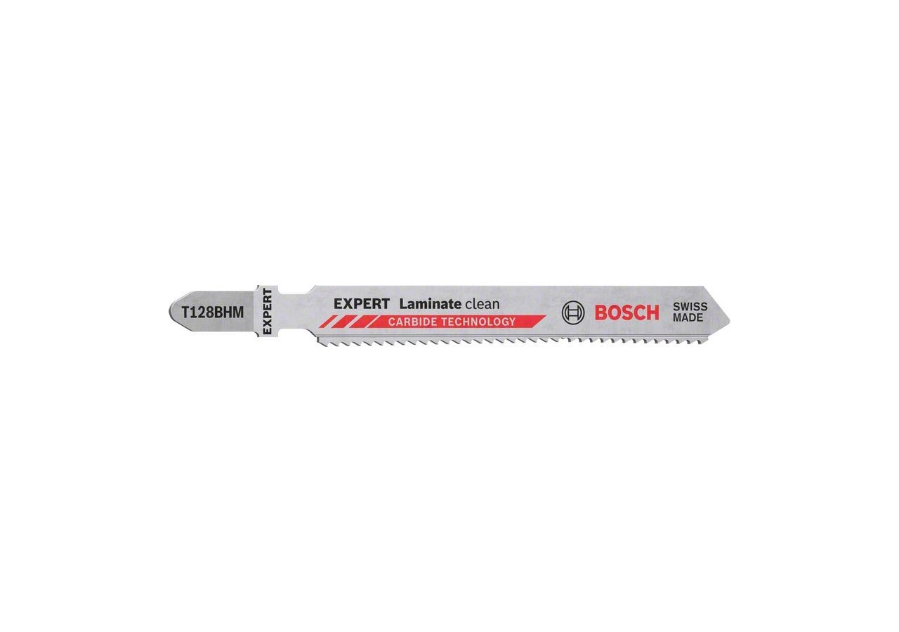Lame de scie sauteuse Expert ‘Laminate Clean’ T128 BHM 3 pces - 2608900542 - Bosch
