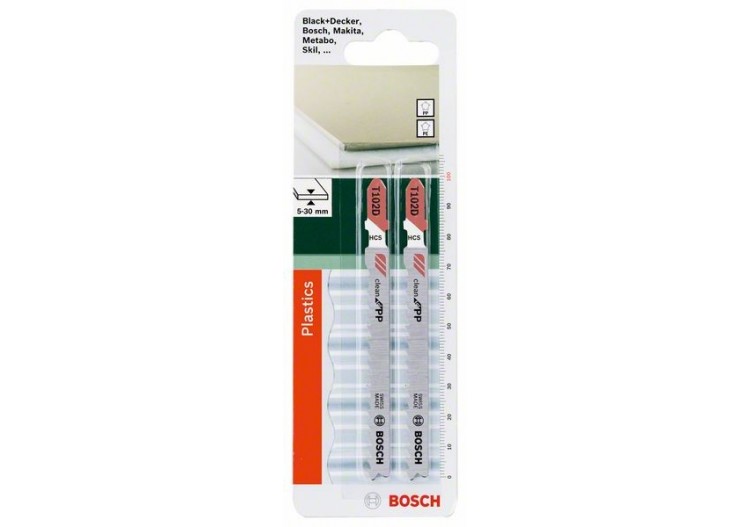 Lame de scie sauteuse HCS, T 102 D Clean for PP - 2609256C56 - Bosch