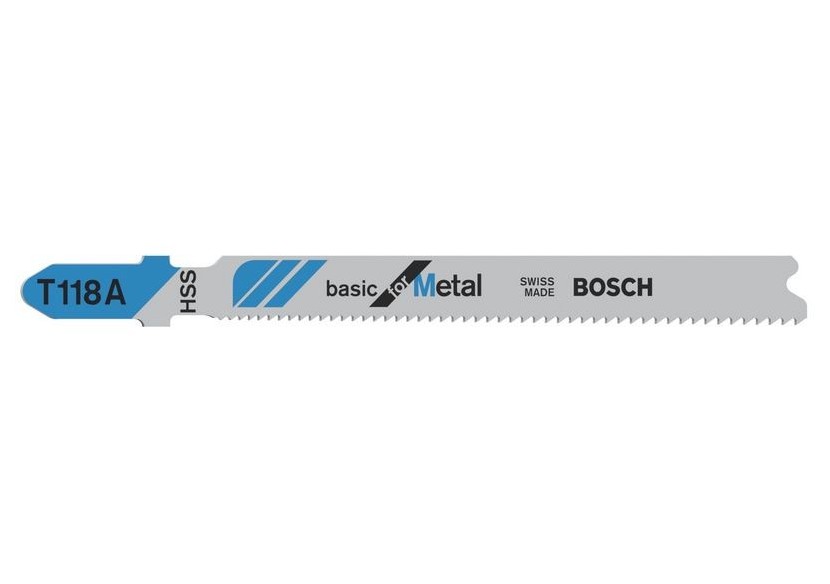 100 Lames scie sauteuse HSS Métal 92mm  Pas : 1,1-1,5mm T118A - 2608631964 - Bosch 100 Lames scie sauteuse HSS Métal 92mm  Pas : 1,1-1,5mm T118A - 2608631964 - Bosch